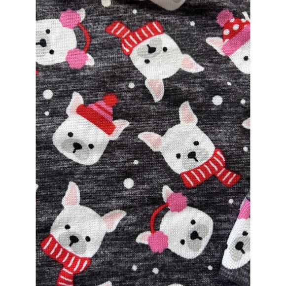 NWT Winter Puppies PJ & Scrunchie Set, Size 2T - Picture 4 of 6